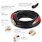 Intertool Rubber Air Hose, 25 ft. x 3/8 in., Black PT08-1734 - alternate 3
